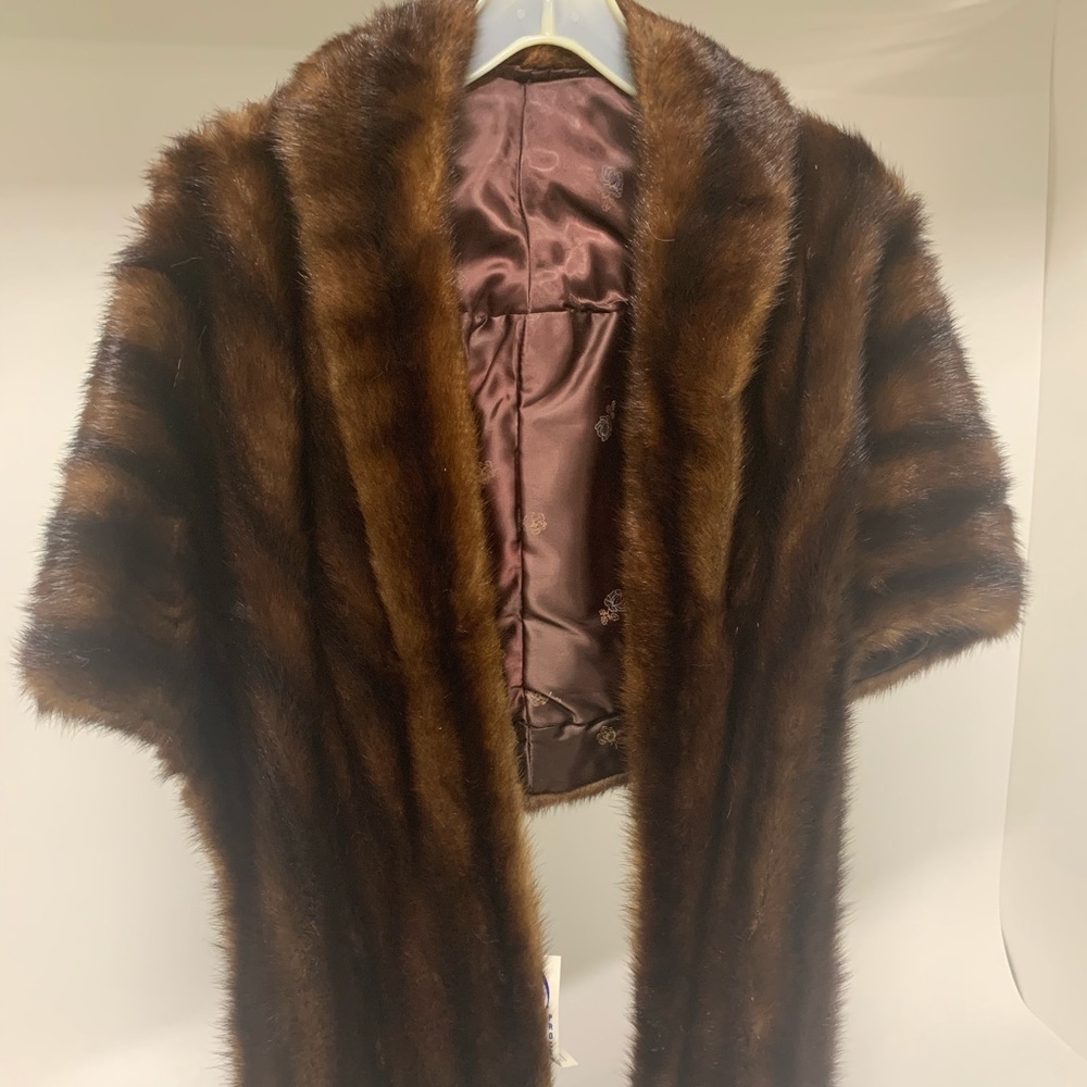 Vintage Mink Fur Stole